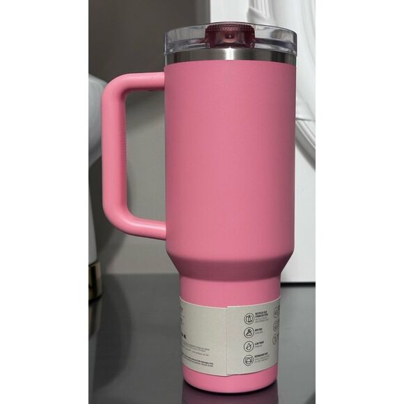 STANLEY QUENCHER PROTOUR FLIP STRAW 40OZ TUMBLER, PINK MESA - Picture 3 of 5